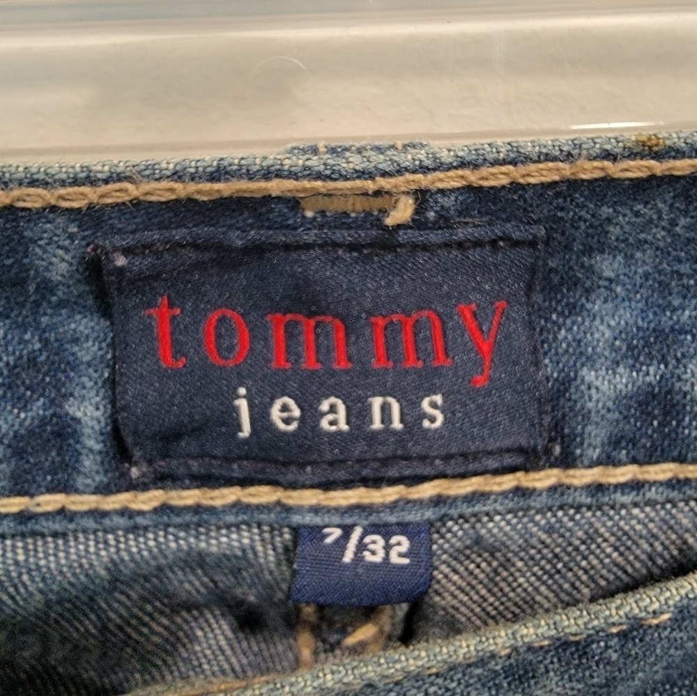 Tommy Jeans Denim Jeans Blue Size 7/32 Straight Leg Good Condition Juniors - Picture 4 of 8